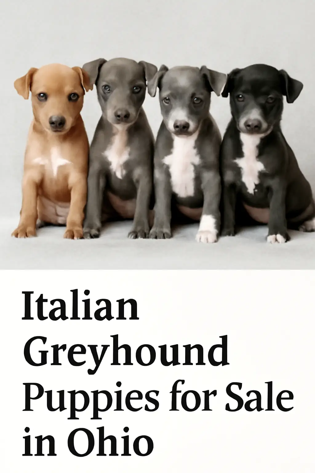 4 Italian Greyhound Puppies for Sale in Ohio | Find Your Perfect Pup Today
