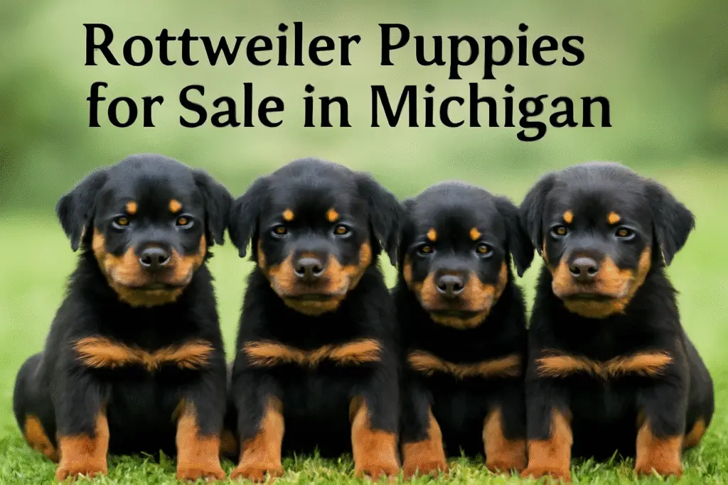 Rottweiler Puppies for Sale in Michigan