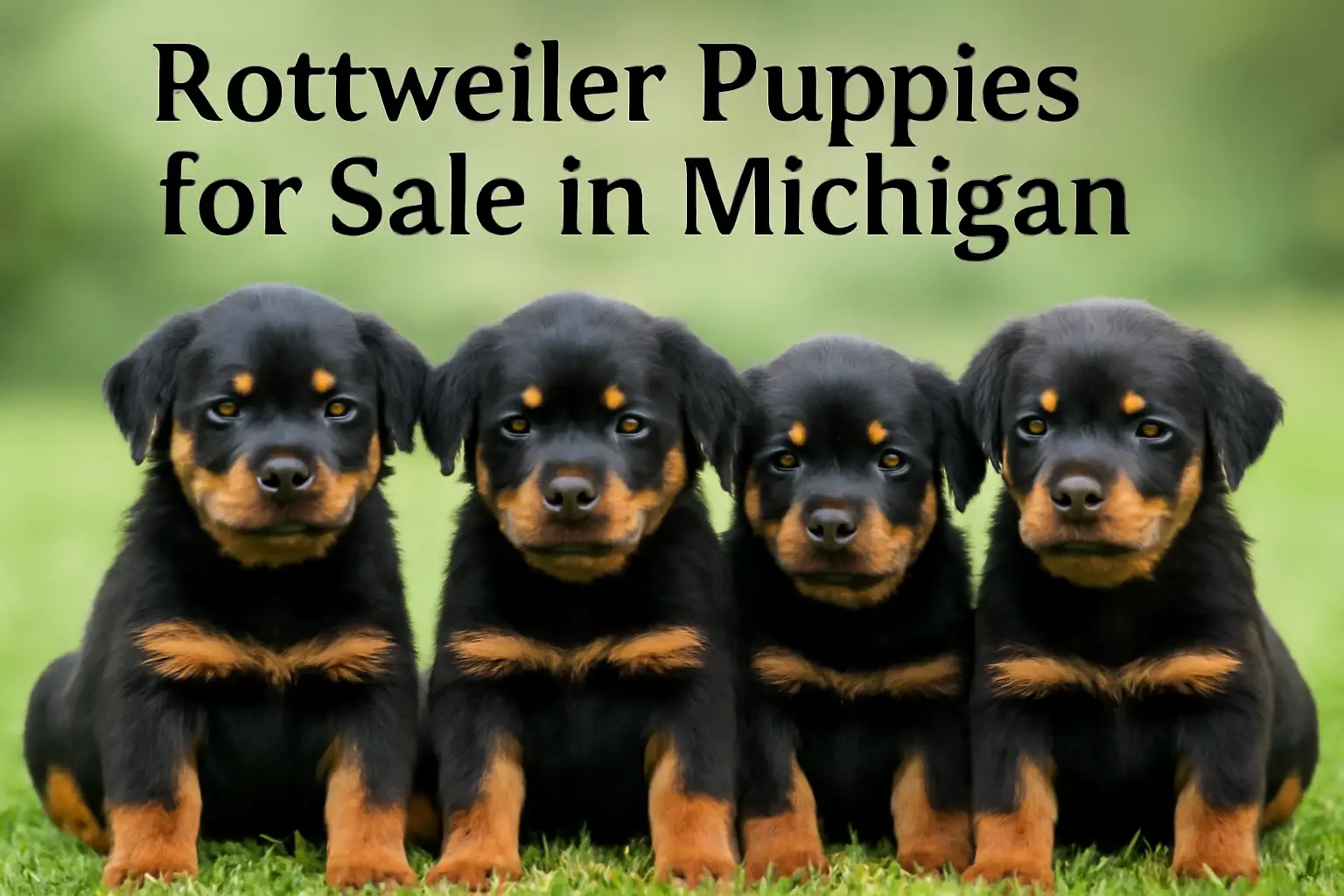 Discover the Best Rottweiler Puppies for Sale in Michigan: 5 Expert Tips for a Perfect Companion